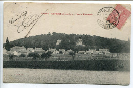 CPA Voyagé 1907 * SAINT PATRICE (Indre Et Loire) Vue D'ensemble - Andere & Zonder Classificatie