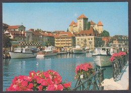 128310/ ANNECY, Le Port Et Le Château Des Ducs De Nemours - Annecy