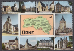 121551/ L'Orne, Carte Géographique Illustrée - Autres & Non Classés