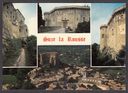 100362/ SUZE-LA-ROUSSE, Le Village Et Le Château Féodal - Autres & Non Classés