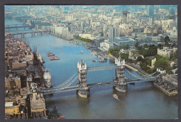 122568/ LONDON, Aerial View Of Tower Bridge And The City - River Thames