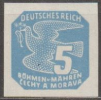 008/ Pof. NV 11, Light Blue - Unused Stamps
