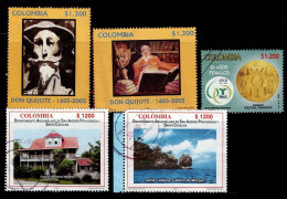 0064D-COLOMBIA-2005- USED STAMPS LOT - - Kolumbien