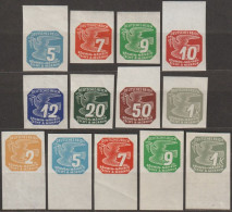 009/ Pof. NV 10-18, Border Stamps - Ongebruikt