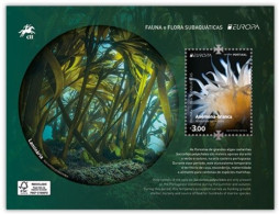 PORTUGAL 2024 Europa CEPT. Underwater Fauna & Flora - Fine S/S MNH - Nuevos