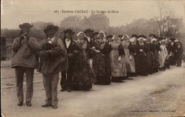Delcampe - CPA Environs D'AURAY Un Cortège De Noces  1916 - Auray
