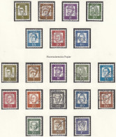 BRD  347-362 X+y, Gestempelt, Bedeutende Deutsche, 1961 - Oblitérés