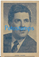 228534 ARGENTINA JORGE GARRE SINGER TANGO NO POSTAL POSTCARD - Argentina