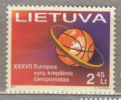 LITHUANIA 2011 Basketball European Championship MNH(**) Mi 1055 #Lt893 - Lithuania