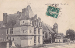 Amboise Gare Pour Paris Hotel De Ville Et Le Mail 1911 - Amboise