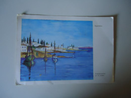 GREECE    POSTCARDS PAINTINGS    MORE  PURHASES 10% DISCOUNT - Greece