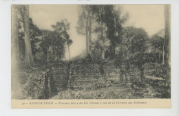 ASIE - CAMBODGE - ANGKOR THOM - Terrasse Dite "du Roi Lépreux " Vue De La Terrasse Des Eléphants - Cambogia