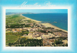 *CPM  - 34 - MARSEILLAN-PLAGE - Vue Avion - Marseillan