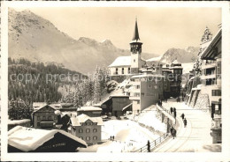 11632425 Arosa GR Poststrasse Mit Ev Kirche Arosa - Otros & Sin Clasificación