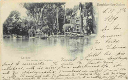 95 - Enghien Les Bains - Le Lac - Le Matin Des Régates - Précurseur - CPA - Oblitération Ronde De 1899 - Voir Scans Rect - Enghien Les Bains