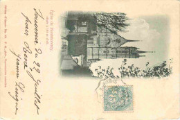 95 - Montmorency - L'Eglise - Précurseur - CPA - Oblitération Ronde De 1904 - Voir Scans Recto-Verso - Montmorency