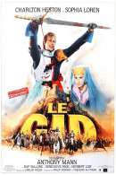 Cinema - Le Cid - Charlton Heston - Sophia Loren - Illustration Vintage - Affiche De Film - CPM - Carte Neuve - Voir Sca - Affiches Sur Carte