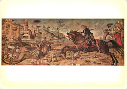 Art - Peinture Religieuse - Vittore Carpacio - San Giorgio Combatte Il Dragone - CPM - Voir Scans Recto-Verso - Schilderijen, Gebrandschilderd Glas En Beeldjes