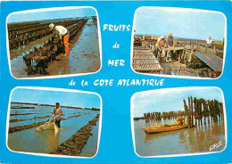 Metiers - Conchyliculture - Culture Coquillages Comestibles - Conchylicultureur - La Cote Atlantique - Ses Fruits De Mer - Pesca