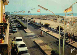 Automobiles - Soulac Sur Mer - Le Front De Mer Et La Plage - Flamme Postale - CPM - Voir Scans Recto-Verso - Toerisme