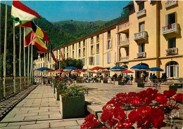 66 - Prats De Mollo - La Preste - Le Grand Hôtel - La Façade Et La Terrasse - Fleurs - CPM - Voir Scans Recto-Verso - Autres & Non Classés