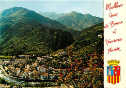 66 - Amélie Les Bains - Vue Générale - La Ville  Les Bords Du Tech - Blasons - CPM - Voir Scans Recto-Verso - Andere & Zonder Classificatie