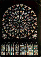 Art - Vitraux Religieux - Paris - Cathédrale Notre Dame - La Rosace Sud - CPM - Voir Scans Recto-Verso - Schilderijen, Gebrandschilderd Glas En Beeldjes