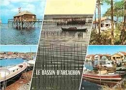 33 - Bassin D'Arcachon - Multivues - Cabanes Tchanquées - Bateaux - CPM - Voir Scans Recto-Verso - Andere & Zonder Classificatie