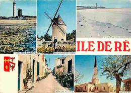 17 - Ile De Ré - Multivues - Moulin - Folklore - Blasons - CPM - Voir Scans Recto-Verso - Ile De Ré