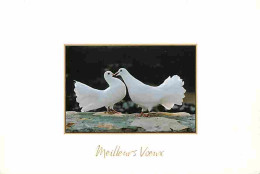 Animaux - Oiseaux - Couple De Colombes - Carte Neuve - CPM - Voir Scans Recto-Verso - Pájaros