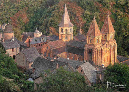 12 - Conques En Rouergue - Basilique Sainte-Foy - Vue Aérienne - Photo Francis Debaisieux - CPM - Voir Scans Recto-Verso - Other & Unclassified