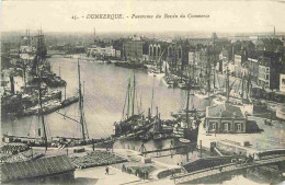 59 - Dunkerque - Panorama Du Bassin Du Commerce - CPA - Voir Scans Recto-Verso - Dunkerque
