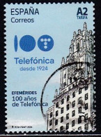 2024-ED. 5740- Efemérides. 100 Años De Telefónica- USADO - Gebraucht