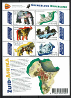 Nederland 2011 - NVPH 2844/2849a - Blok Block Priority - Zuid-Afrika, Elephant, Lion, Rhino, Leopard...  - MNH - Nuevos