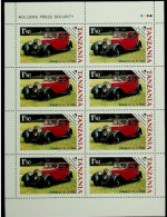 Tanzanie 1985 Cars Voitures Rolls Royce Feuillet De 8 - Voitures