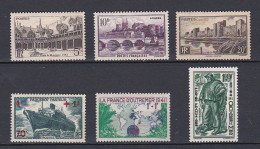 FRANCE   Y&T N ° 499  500  501  502  503  504  NEUF * - Unused Stamps