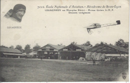 69 - BnoplRON-LYON- ( Aérodrome ) - T.B. Vue De Legagneux Sur Moan Blériot - Descente Vertigineuse - Ec. Nat.D' Aviation - Autres & Non Classés