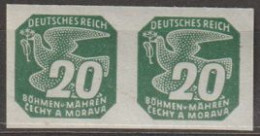 016/ Pof. NV 16, Greyish Green; Pair - Ongebruikt