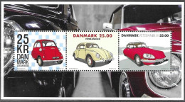 Denmark Danmark Dänemark 2017 Vintage Cars Oldtimer Mi. No. Bl. 68 (1929-31) ** MNH Postfrisch Neuf - Nuevos