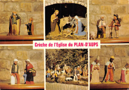 P-24-Mi-Is-1424 :  CRECHE DE L'EGLISE DU PLAN-D'AUPS. SANTONS - Autres & Non Classés