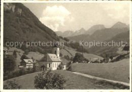 11632217 Stein Wildhaus Mit Kirche Und Churfirsten Wildhaus - Other & Unclassified