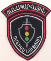 Insigne.Badge.Chevron. Armenia.Traffic Police. - Escudos En Tela