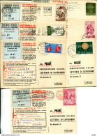 Lotteria Italia - Lotto Di Sette Cartoline Del 1961 - 1946-60: Marcofilie