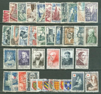 France Année Complete 1954 Ob TB Cote 260 Euro - 1950-1959