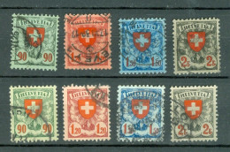 Suisse  Zum  163/166  Et 163z/166z   Ob TB  - Used Stamps