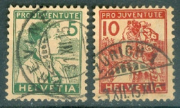 Suisse  Yvert  149/150     Ob   TB   - Used Stamps