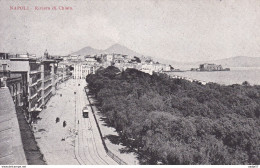 Italie Napoli Riviera Di Chiaia Tramway - Tramways