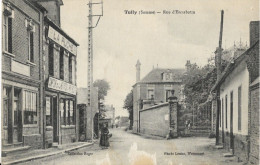 CP 80 Somme TULLY Rue D Escarbotin Magasin    LA RUCHE - Other & Unclassified