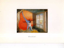 WOLINSKI Editions Galerie Delamare Aquarupella,homme Dessinant Sur Fesse De Femme - Wolinski