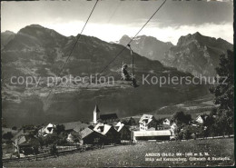 11632152 Amden SG Mit Kerenzerberg Glaernisch Und Rautispitz Sesselbahn Mattstoc - Sonstige & Ohne Zuordnung